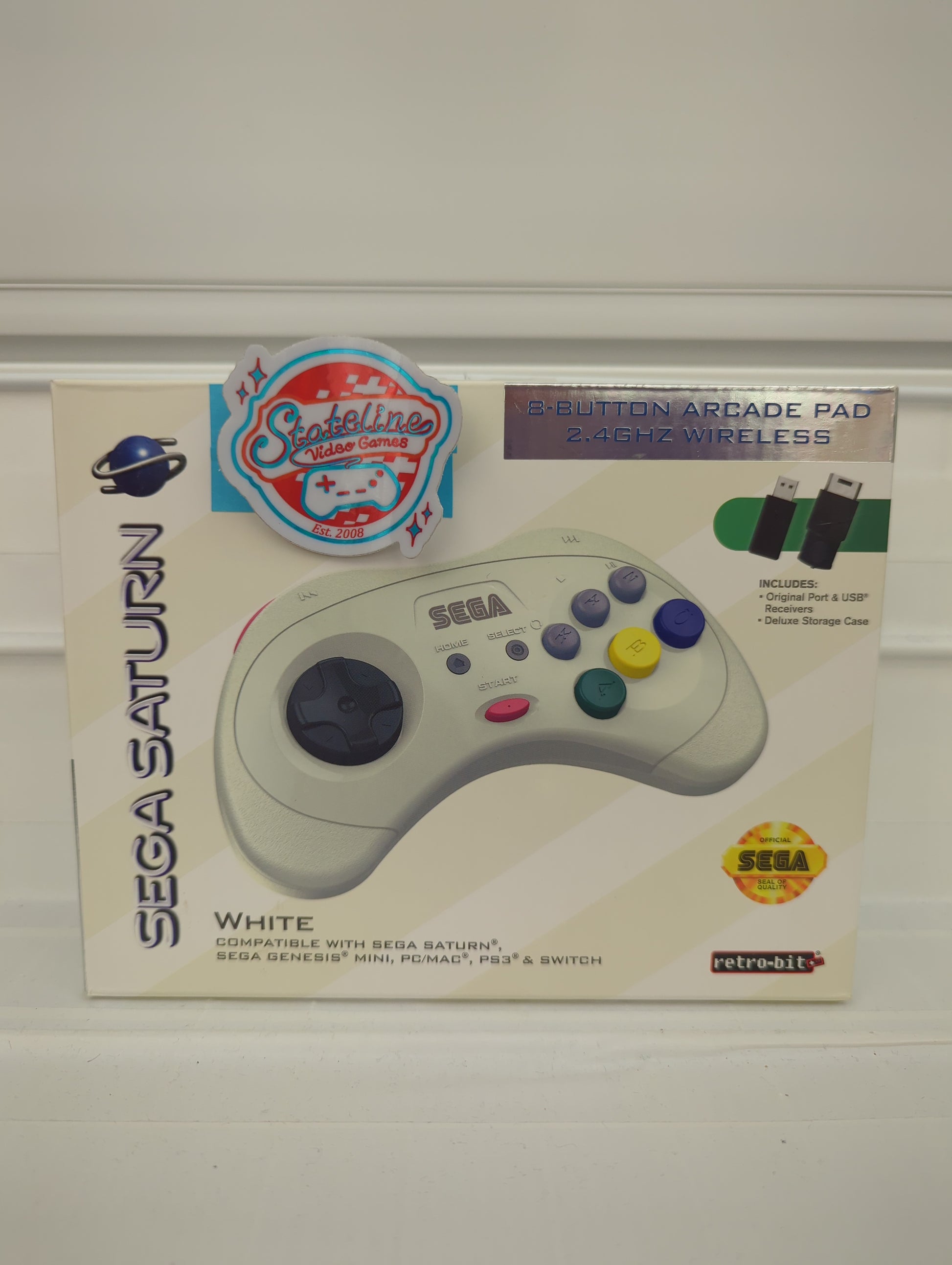 Retro-bit Wireless Controller Sega Saturn – Stateline Video