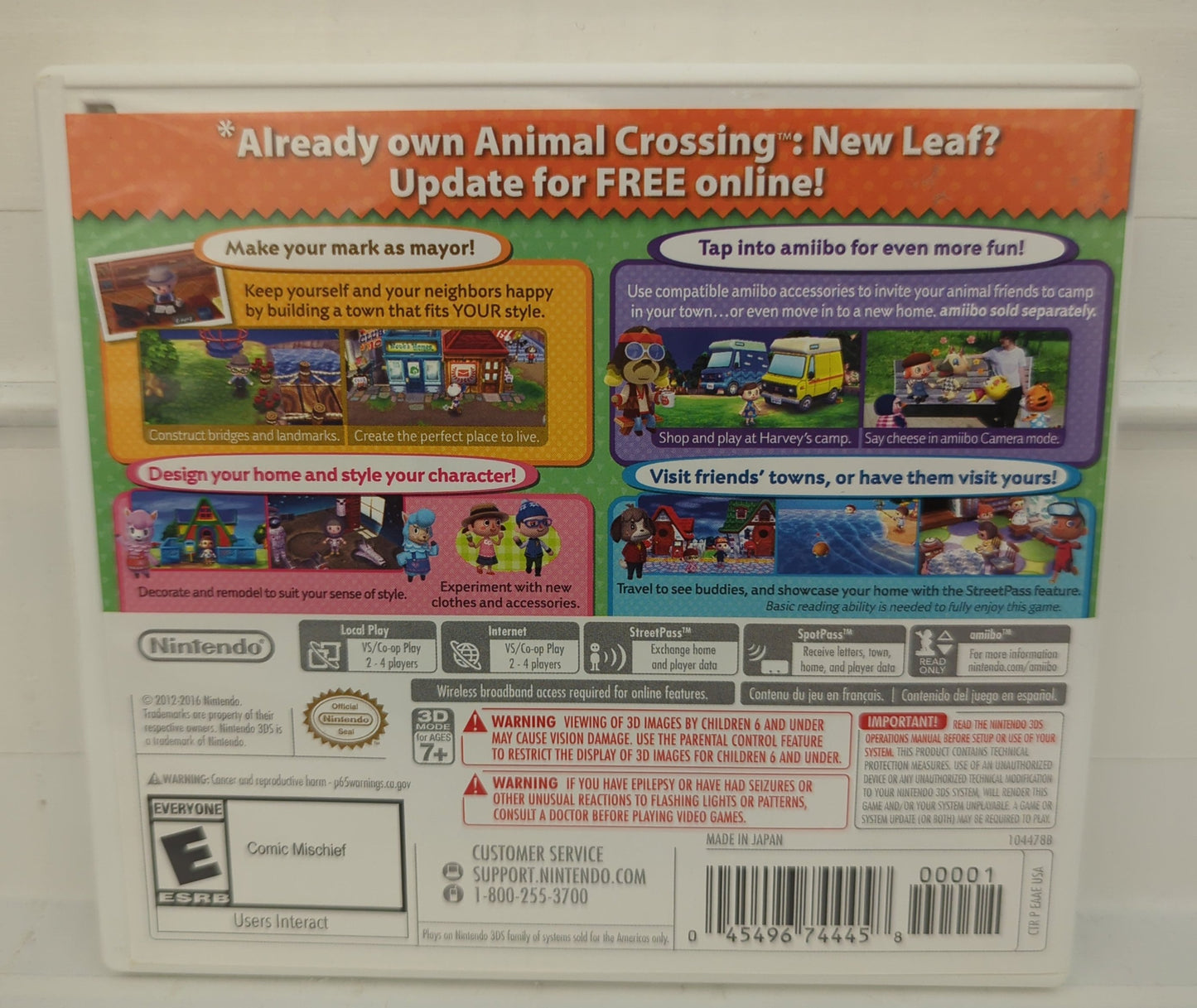 Animal Crossing: New Leaf Welcome Amiibo [Nintendo Selects] - Nintendo 3DS