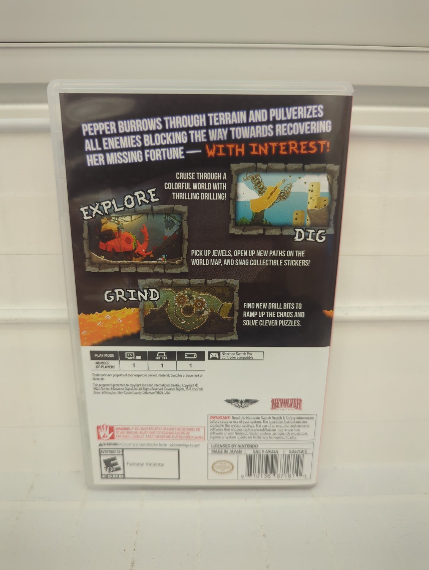 Pepper Grinder - Nintendo Switch